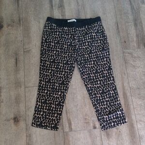 Leopard Capri style pants